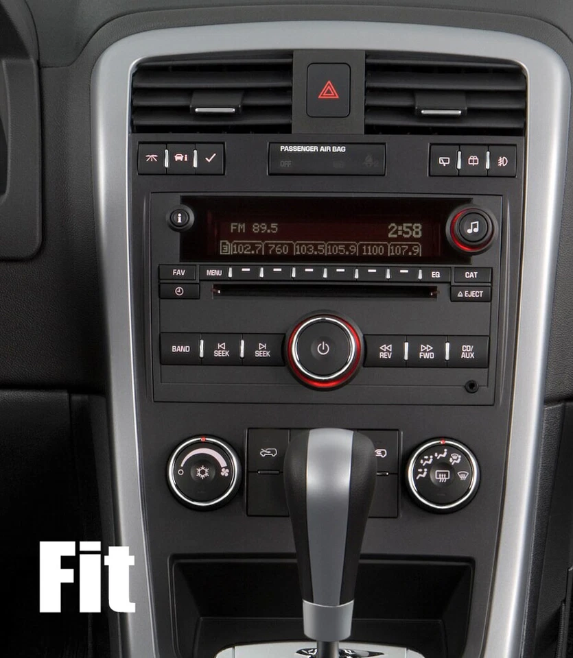 Para 2007 08 2009 Pontiac Torrent Rádio Estéreo Android 13 CarPlay GPS Navegação FM BT - Imagem 2 de 4