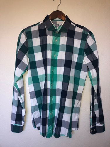 Express Men's Long Sleeve Extra Slim 