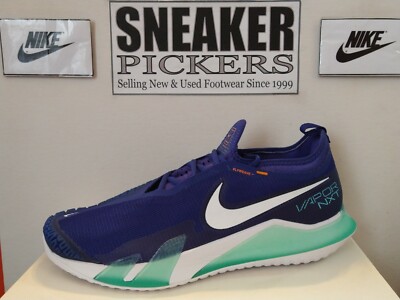 Nike Men's React Vapor NXT HC Tennis - CV0724 414 - Royal Blue / White - Size 11