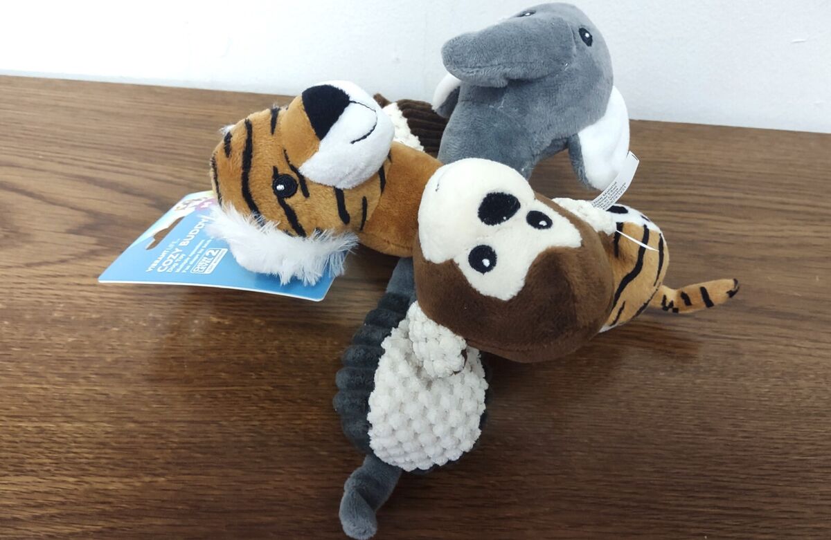Vibrant Life Cozy Buddy Dog Toy, Plush Animal Jack, Medium Vibrant Life Cozy Buddy Dog Toy, Plush Animal Jack, Medium