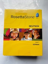 Rosetta Stone German Version 3 Level 1 New with Headphones Windows Mac