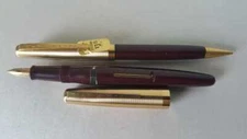 Vintage Eversharp Ventura Gold Fill Cap Fountain Pen and Pencil Set (NOS)