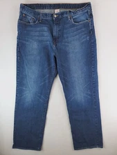 Lucky Brand Jeans Mens 38x32 Blue Bootcut Stretch Denim Pants Y2K Medium Wash