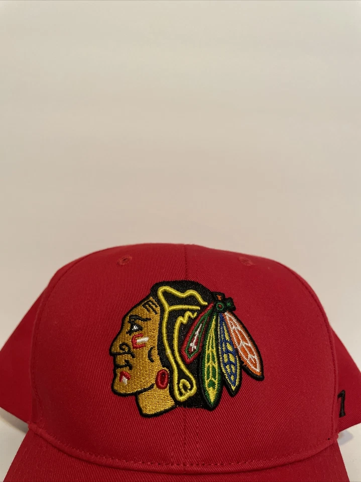 Chicago Blackhawks Dirty Seven Rojo SnapBack NHL Sombrero Bordado Foto 2 de 4
