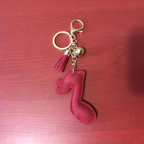 Red Music Note Keychain for Women and Girls Rhinestone Purse Charms Bling... - Picture 9 of 16