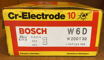 Bosch Cr-Electrode Spark Plug (10) - W6D / W200T30 - For BMW, Ford & Others