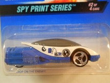 1996 HOT WHEELS- "ALIEN" - SPY PRINT SERIES  NEW  DIECAST-1/64- COLLECTOR # 554