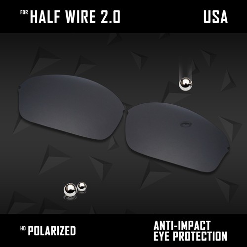 Lote de lentes de repuesto polarizadas antiarañazos para Oakley medio cable 2.0 opciones - Imagen 7 de 39