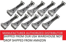 Quick Screw 6" inch Aluminum Hidden Rain Gutter Bracket Hook clip style Hangers