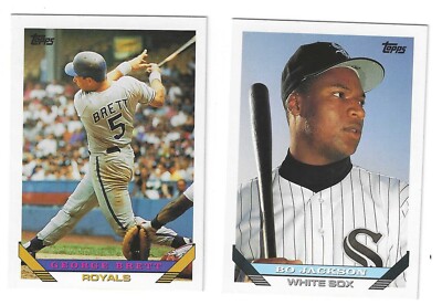 1993 Topps Baseball card singles series 2 #397 - #600 U Pick