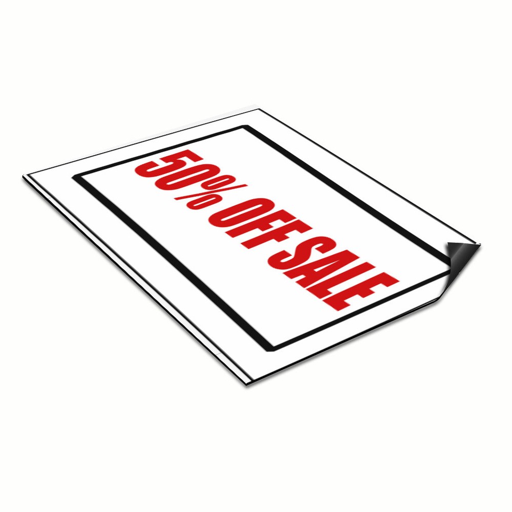 Car Magnet Set of 2 50% off Sale Promotion Business Industrial Sign