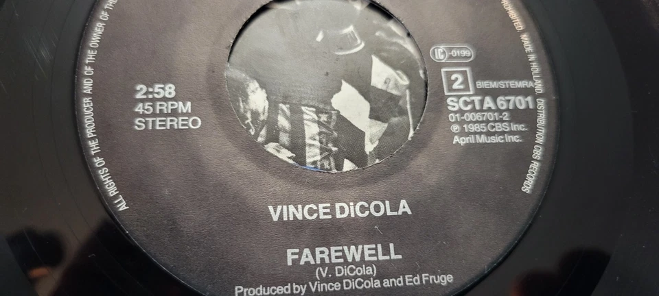 Disque 45 Tours vinyle 7" James Brown Living in America B.O. Rocky 4 - Funk - Photo 4/4