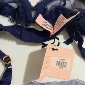 Agent Provocateur Piper Navy 2-piece Set: Bra 34C / Brief AP2 Small