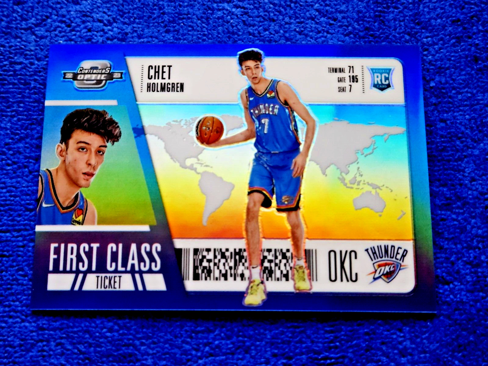 2022-23 Contenders Optic Chet Holmgren First Class Ticket Silver Prizm Rookie RC