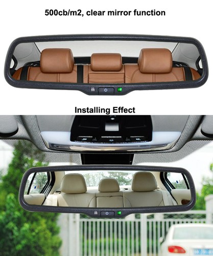 4.3" Car Rear View Mirror Monitor Bracket 4 PIN White Dome Rear View Camera Kit - Picture 4 of 12