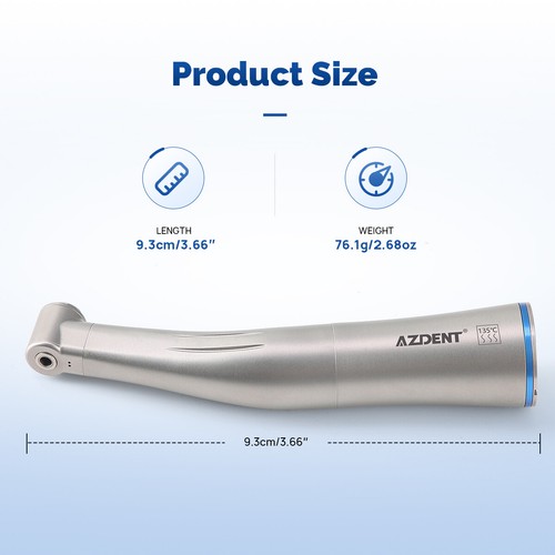Pieza De Mano Dental 1:1 (fibra Óptica) Spray Agua Interno Empuje Contra Angulo - Imagen 11 de 22