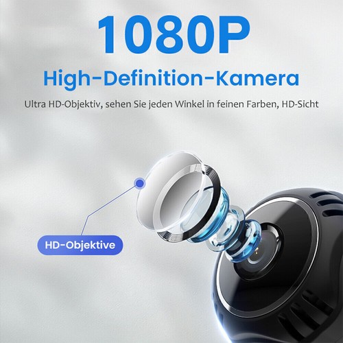 Mini WIFI IP Kamera WLAN Webcam Überwachungskamera Nachtsicht HD 1080P Camera - Bild 10 von 15