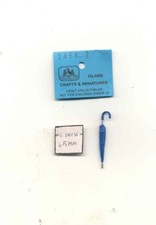 UMBRELLA blue - 1/12 scale dollhouse metal miniature tool ISL2464.2