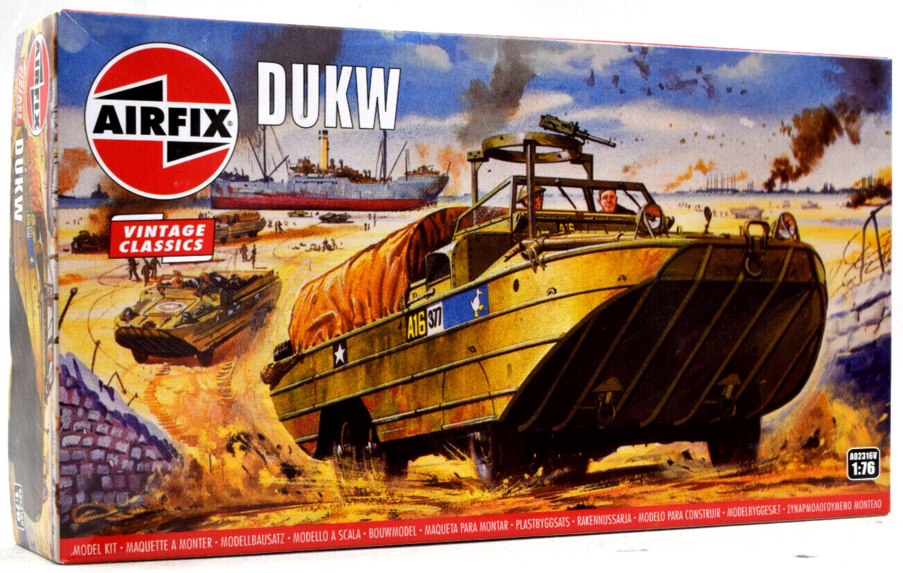 Airfix Vintage Classic DUKW (Утка) 6-колесный грузовик-амфибия 1:76 Комплект A02316V