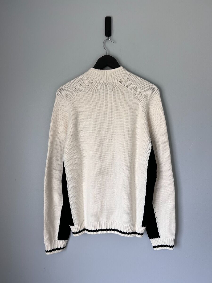 Palace Porsche Posh Knit Jacket - Size Large - White - NEW Palace Porsche Posh Knit Jacket - Size Large - White - NEW