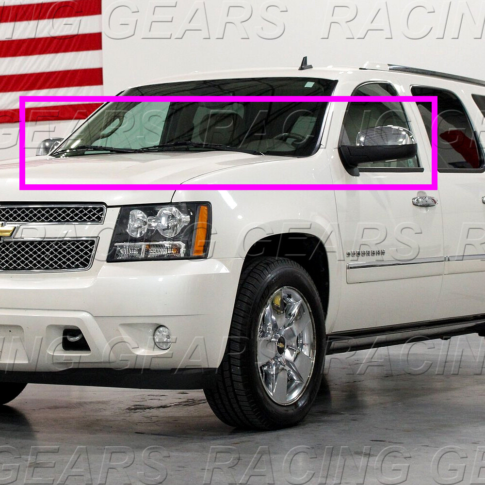 5stars.goods Chrome Upper Side Mirror Covers For 2007-2014 Chevy Tahoe – Set Of 2