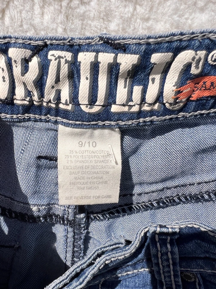 Pantalones Cortos Hidráulicos SAMMIE BOYFRIEND PARA Mujer 9/10 Azul Midise 32x6 Foto 4 de 4