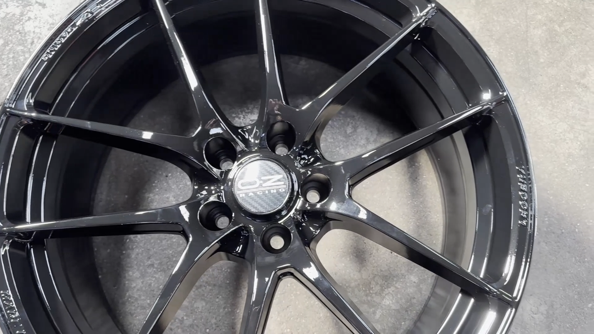 New 20x9 OZ LEGGERA ITALY HLT (4 Wheel) BLACK 5x112 BMW Mercedes