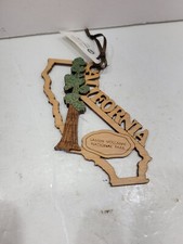 Lassen Volcanic National Park Laser Craft Designs From Hardwood Veneers - Brown