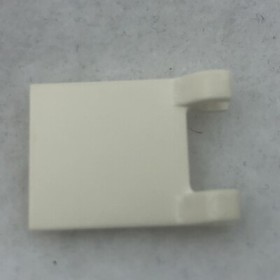 LEGO 2335pb133 White Flag 2 x 2 Square W/ Black Japanese Logogram '高速'