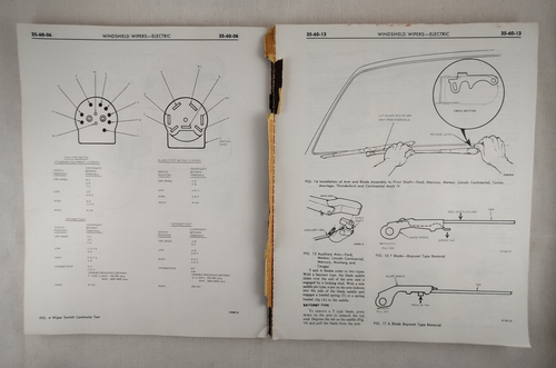 1973 Ford Mustang Car Shop Manual Set Volumes 1-6 - Picture 6 of 9