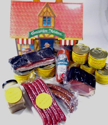 Geschenkpackung Schmankerlhaus 3,9 kg Inhalt-  mit Oberpfälzer Schmankerl 