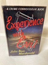 A Book, Experience With Evil by John Ross Macdonald First UK Edition 1954 (A)