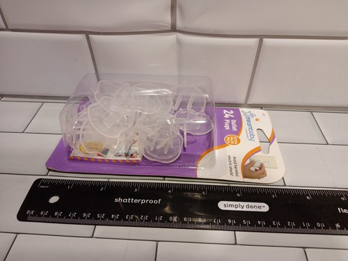 Dreambaby L1821 Plástico Transparente CUBIERTA ENCHUFE SALIDA Protector de Seguridad Infantil 24 PK FS! - Imagen 4 de 6