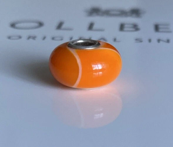 Cuentas de armadillo naranja raro Trollbeads Foto 3 de 4