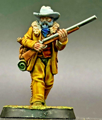 Painted Characters of Western free Traper collection miniature