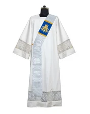 Embroidered Marian Deacon Stole - Liturgical Vestment