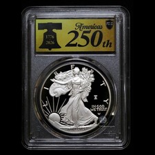 2026-W American Silver Eagle Bell Privy PCGS PR70 FDOI Gold 250th Anniversary