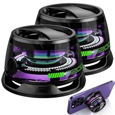 1-2 Pack Magnetic Multifunctional Portable Bluetooth Speaker 3D Surround Effect