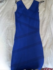 Womens blue Stretch Knit Dress Andrew marc marc new york Size xS