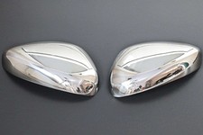 Edelstahl Chrom Spiegelkappen Set passend für Opel Crossland X Peugeot RCZ Auto