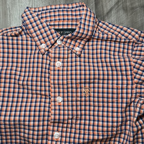 Ariat Pro Series Western Checkered Long Sleeve Button Down - XS (7) - Picture 6 of 7