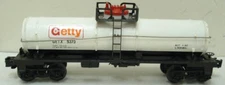 Lionel 6-9373 O Gauge Getty Oil Single Dome Tank Car LN