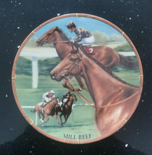 Mill Reef Danbury Mint Great Racehorses Melvyn Buckley Collectors Plate