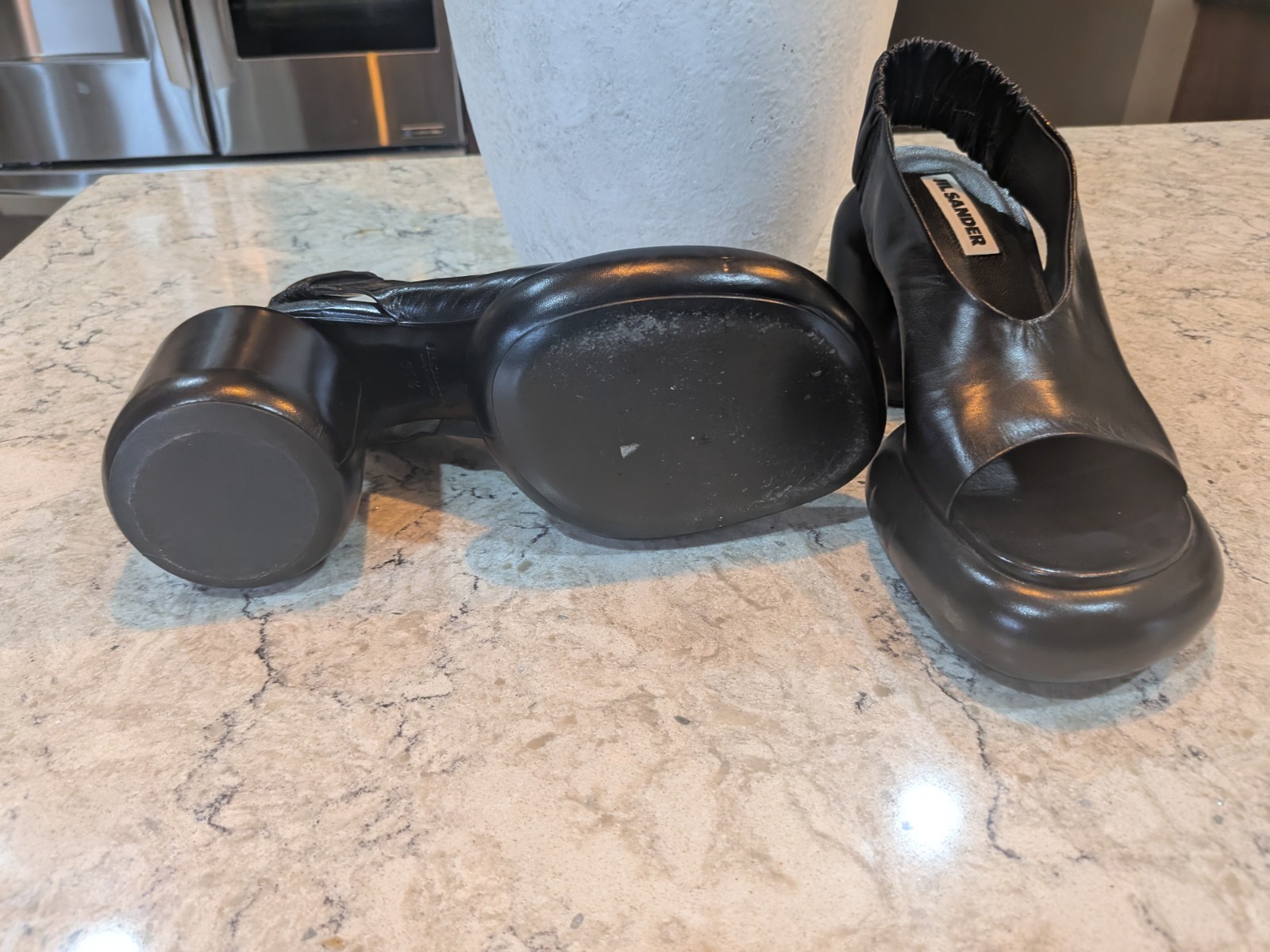 Authentic Pre-Loved Jil Sander Platform Leather S… - image 3