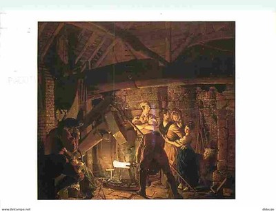 AK - Kunst - Malerei - Joseph Wright of Derby - An Iron Forge - CPM -