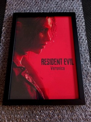 Resident Evil Code Veronica Remake Print Poster Bild im Rahmen Glasscheibe! NEU!
