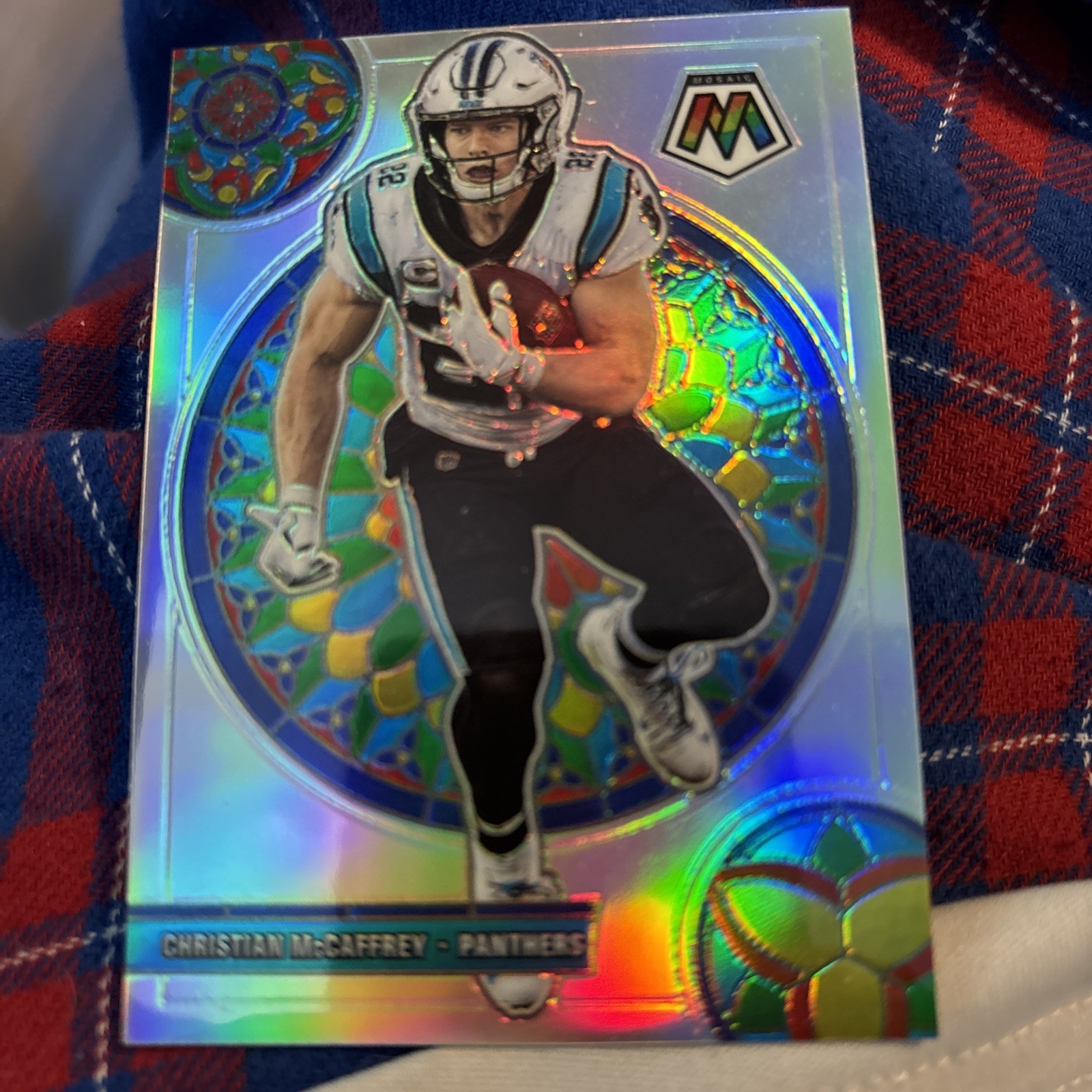 Christian Mccaffrey 2021 Panini Mosaic Stained Glass