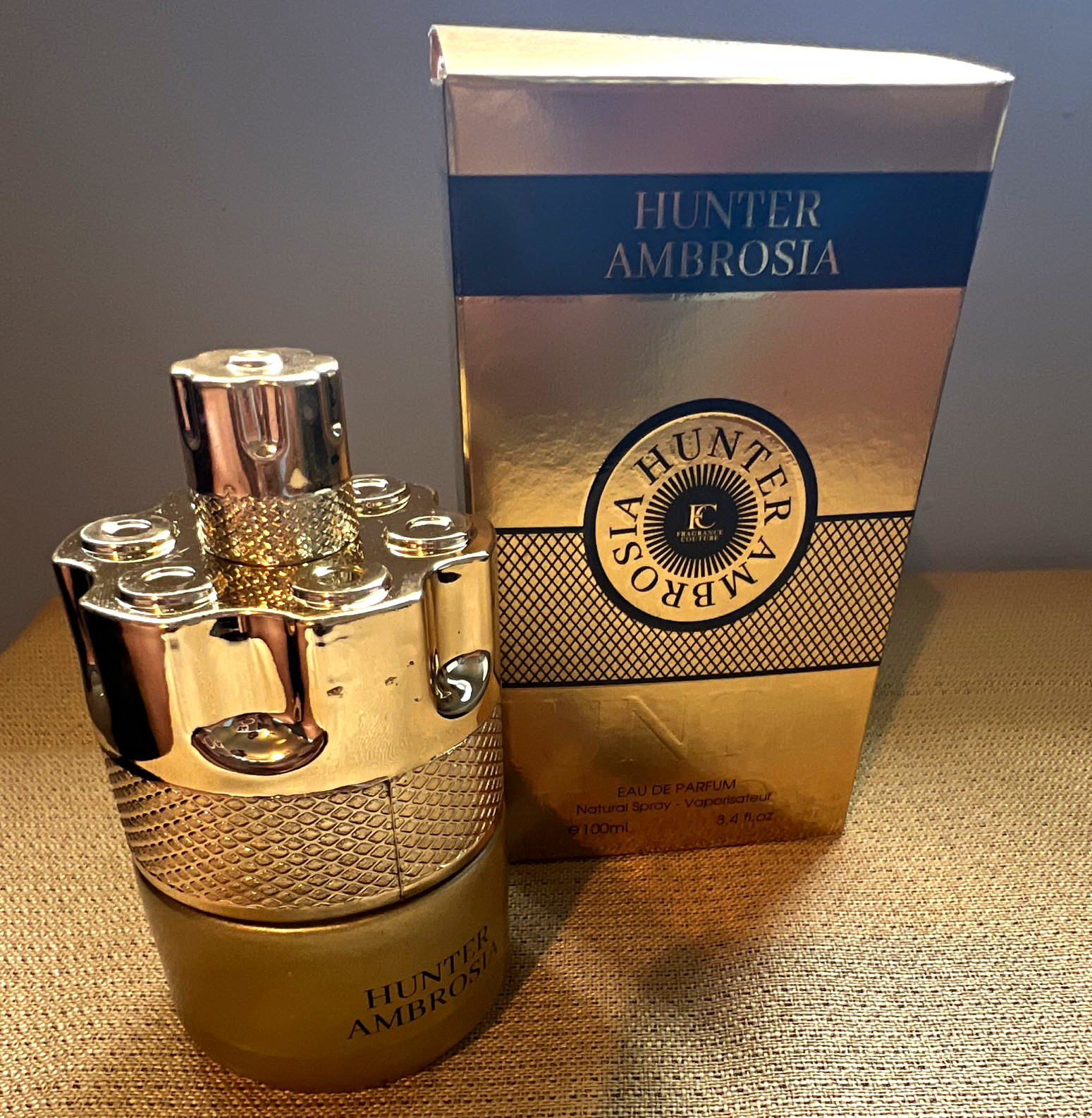FC Hunter Ambrosia Eau de Parfum Spray, Regular Size 3.4 fl oz
