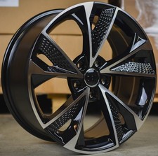 4x19" VW ID.3 2020-2026 GLOSS BLACK/MACHINED RS7 DESIGN 8.5J ALLOYS