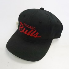 Vintage Chicago Bulls Script Sports Specialties Twill Snapback Hat OSFA NBA